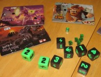 King of Tokyo dice King of Tokyo board game